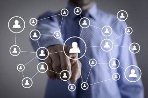HR professionals networking and connecting